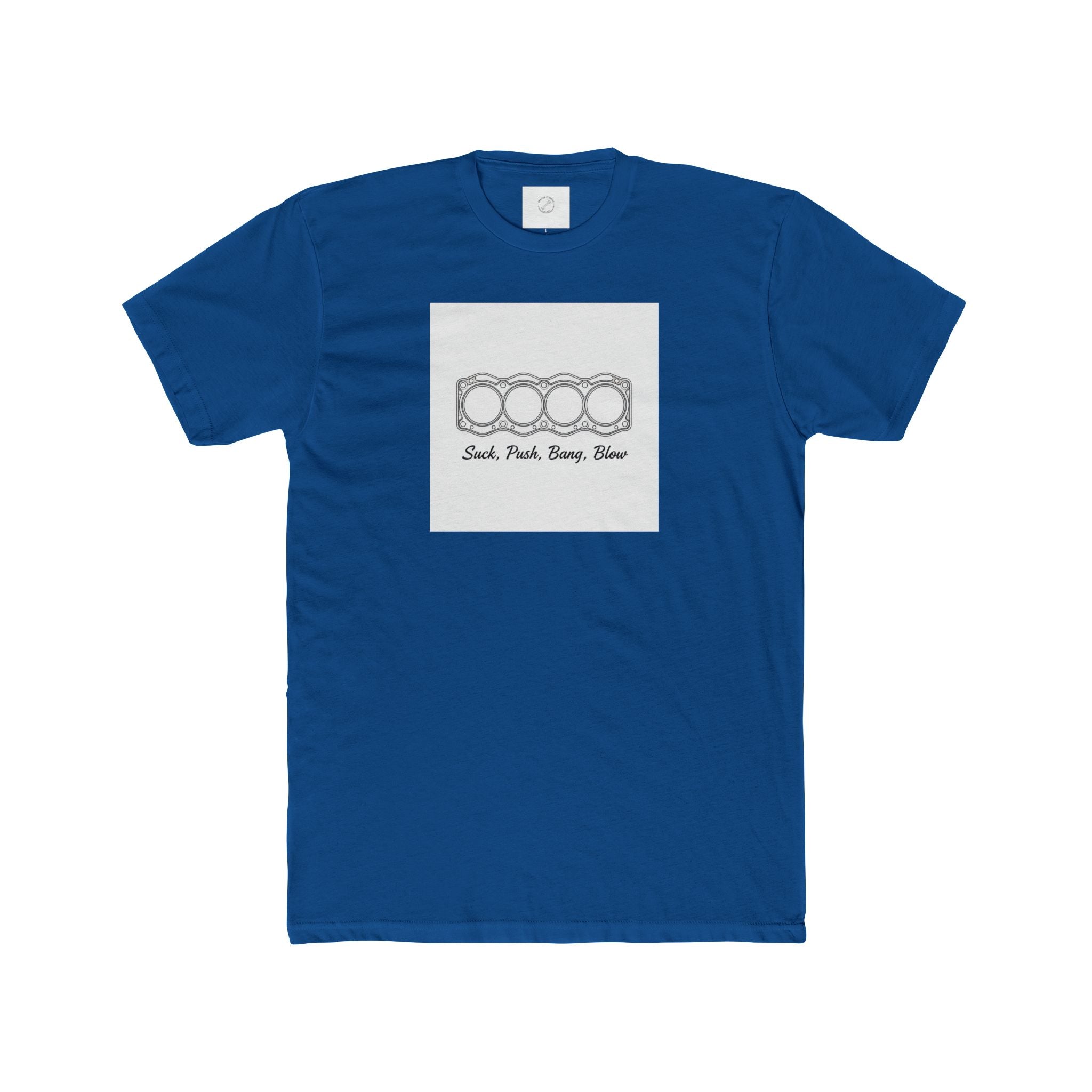 Classic Car Head Gasket Tee — "Suck Push Bang Blow"