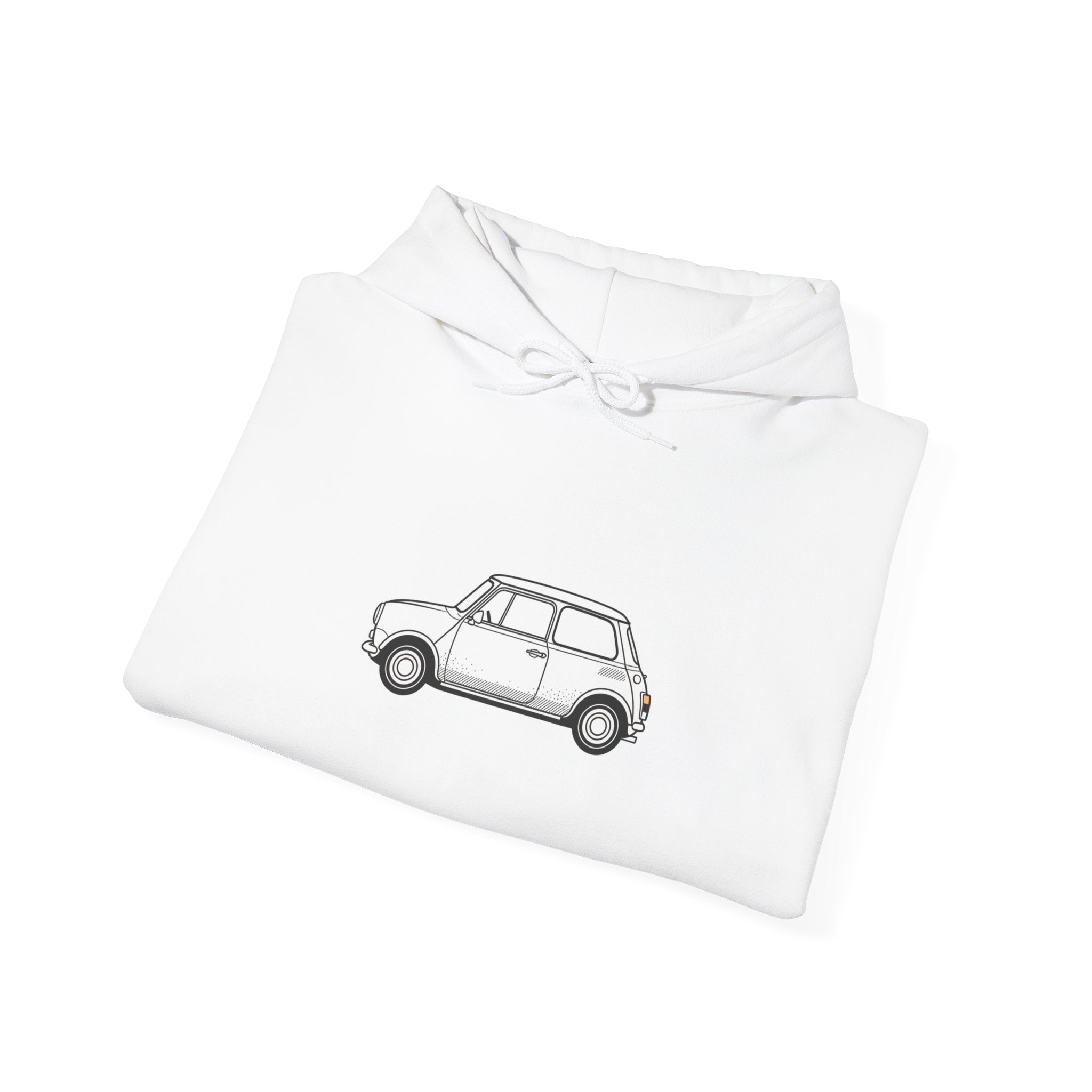 Classic Mini Car Hoodie - Retro Mini Cooper Sweatshirt for Enthusiasts
