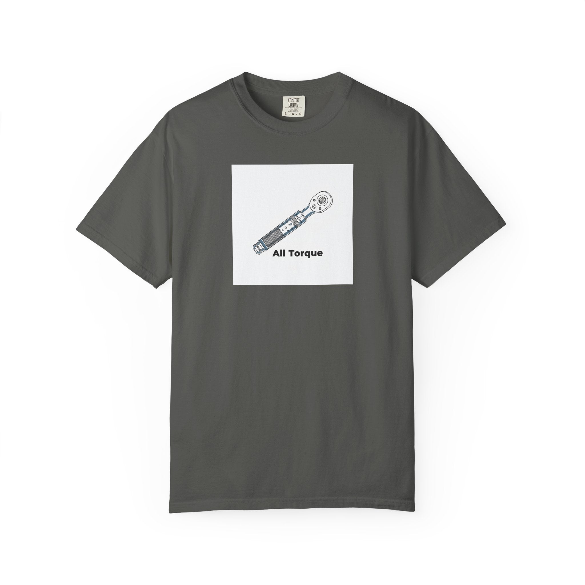 Torque Wrench T-Shirt — 'All Torque' Mechanic Tee