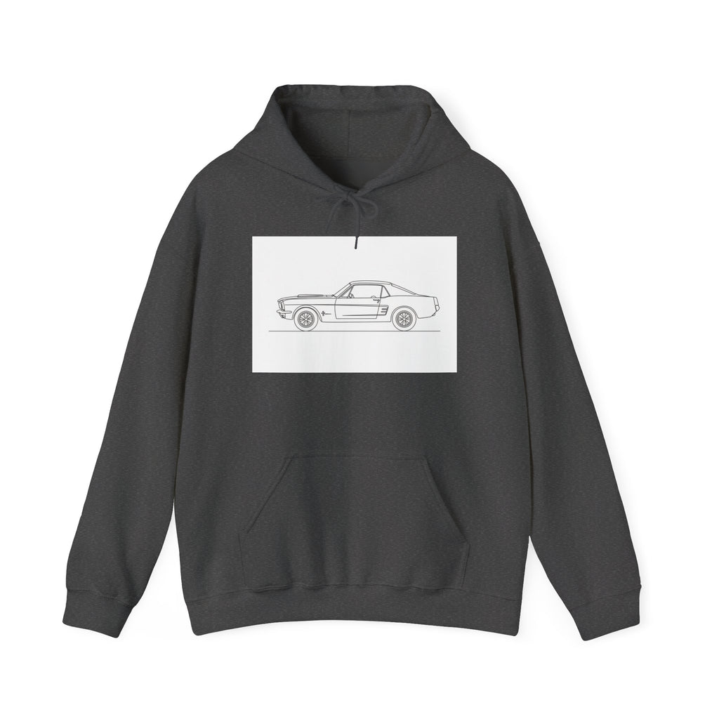 Classic 1960s Mustang Sweatshirt — America Muscle, Built for Raw Speed