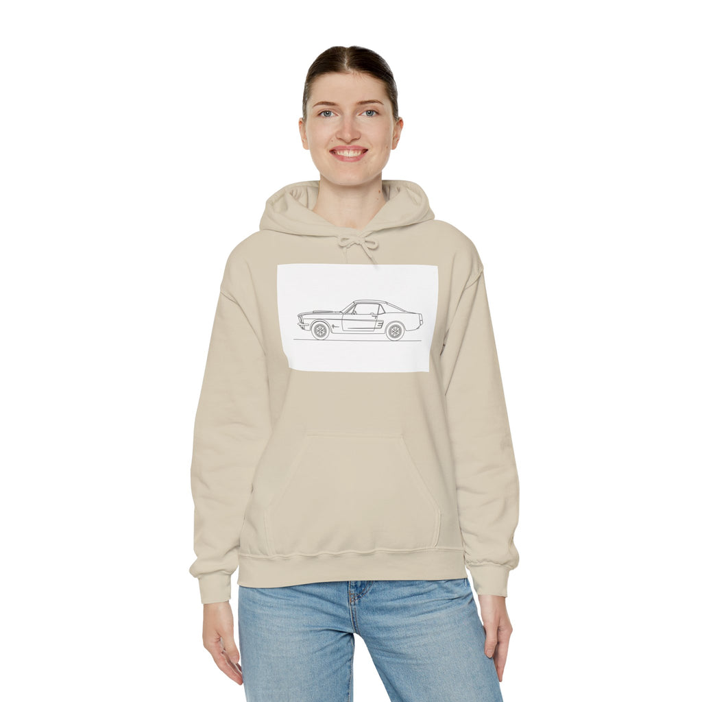 Classic 1960s Mustang Sweatshirt — America Muscle, Built for Raw Speed