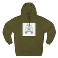 Land Rover Series Line Drawing Hoodie — Front & Rear Classic British 4x4