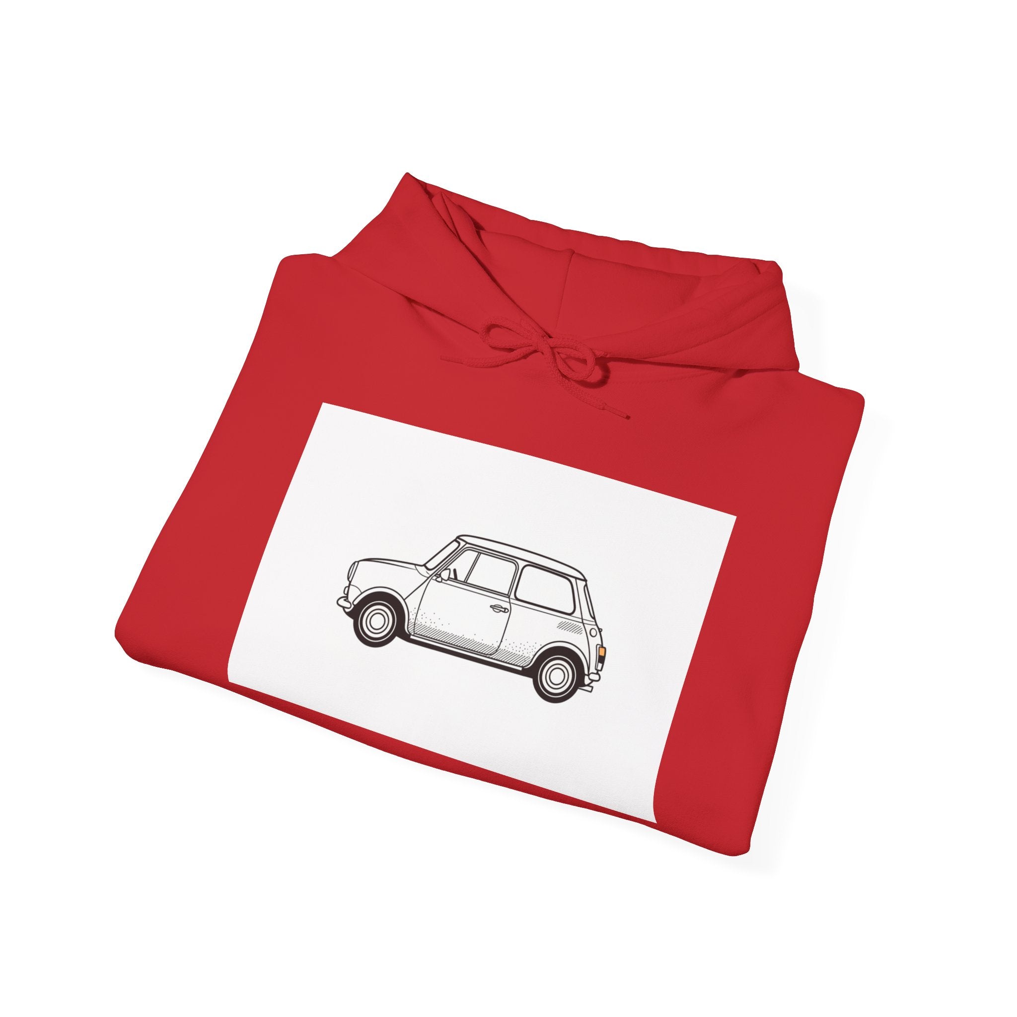 Retro Mini Cooper Hoodie — Classic Mini Car Sweatshirt for Enthusiasts