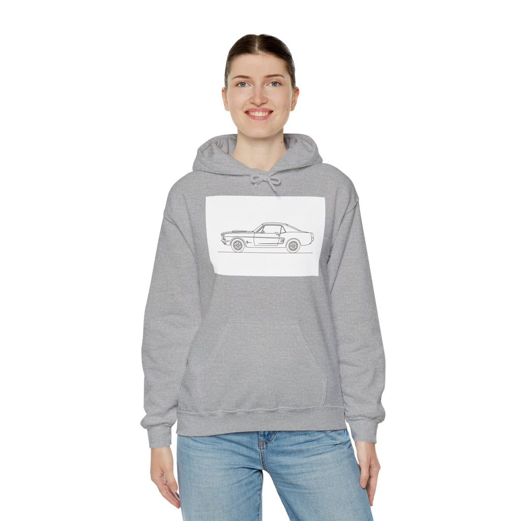 Classic 1960s Mustang Sweatshirt — America Muscle, Built for Raw Speed