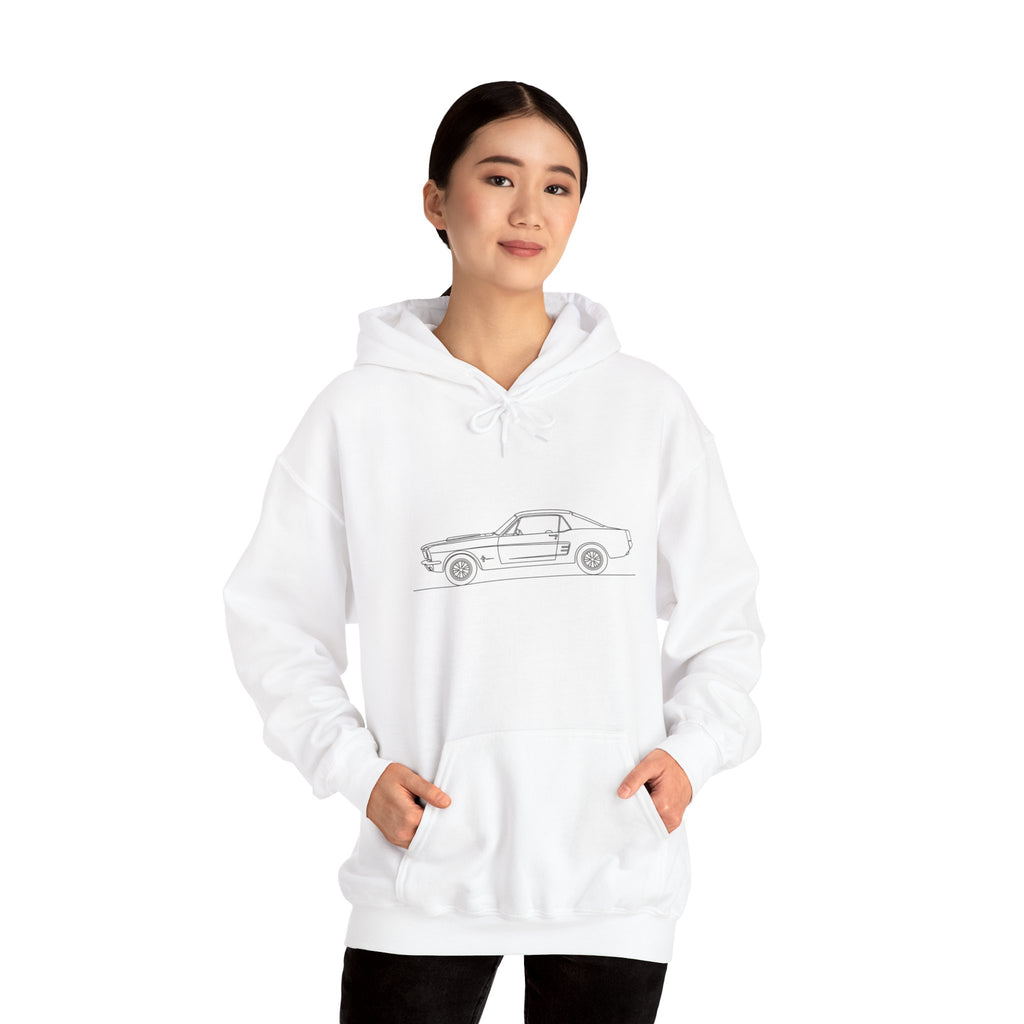 Classic 1960s Mustang Sweatshirt — America Muscle, Built for Raw Speed