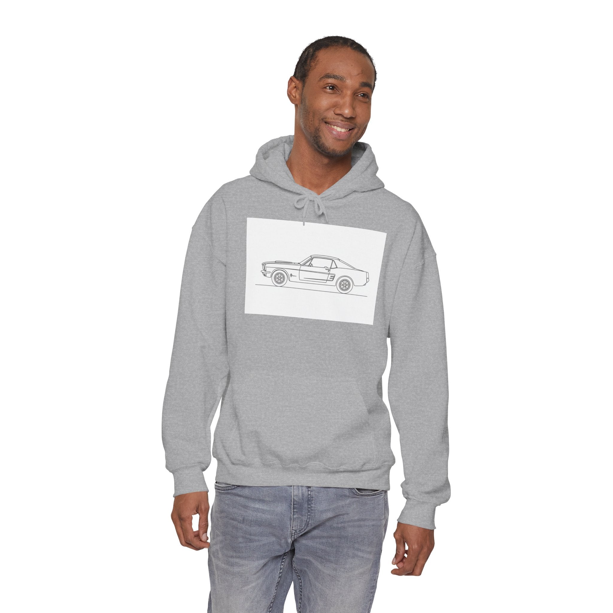 Classic 1960s Mustang Sweatshirt — America Muscle, Built for Raw Speed