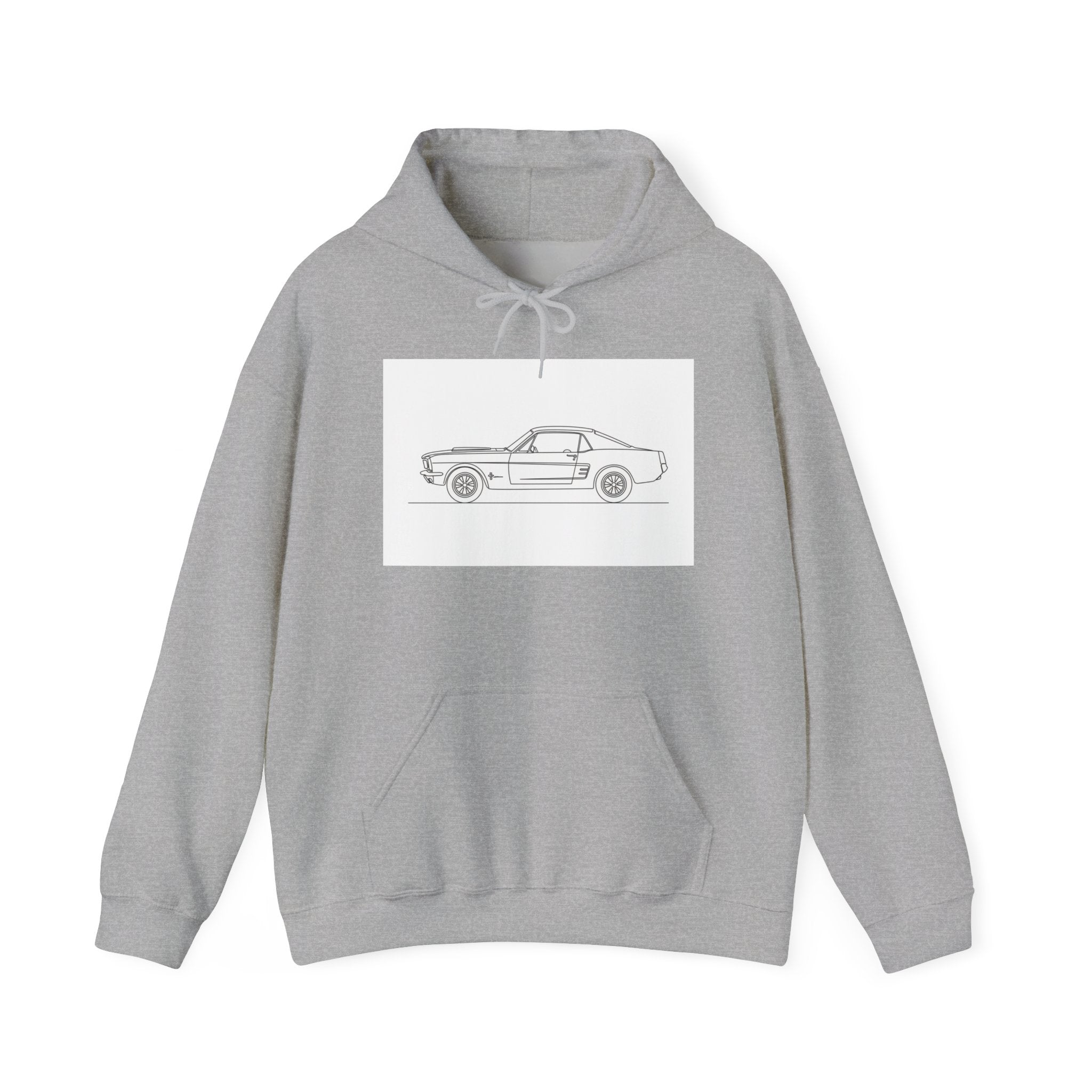 Classic 1960s Mustang Sweatshirt — America Muscle, Built for Raw Speed