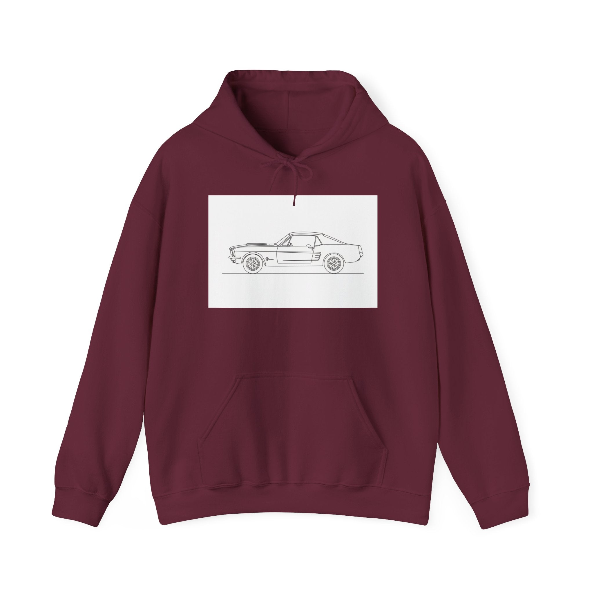 Classic 1960s Mustang Sweatshirt — America Muscle, Built for Raw Speed